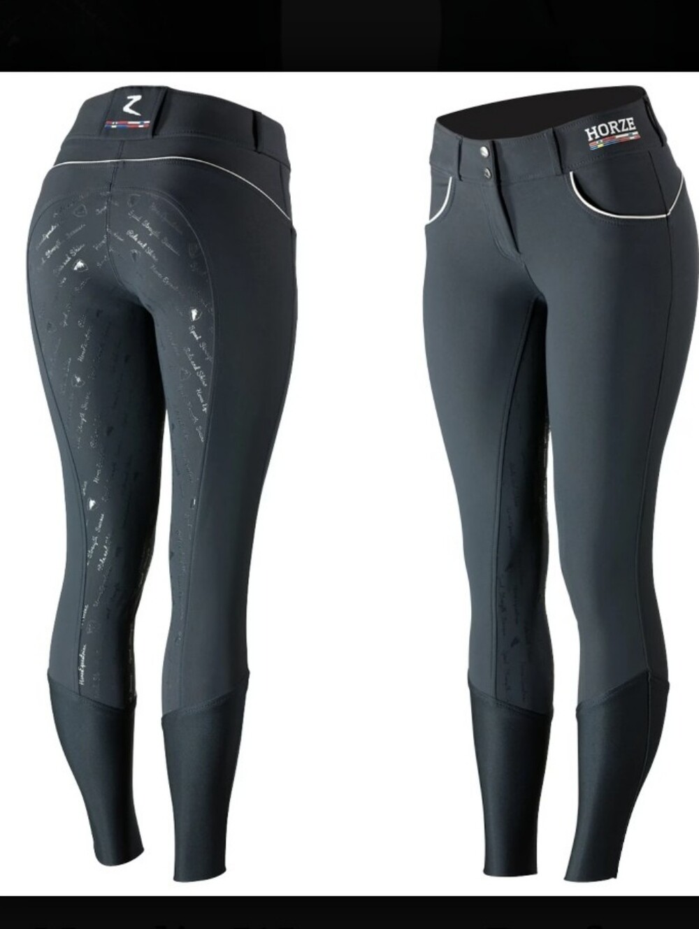 NWT Horze Nordic Performance Woman Silicone Breeches Woman's Size 24